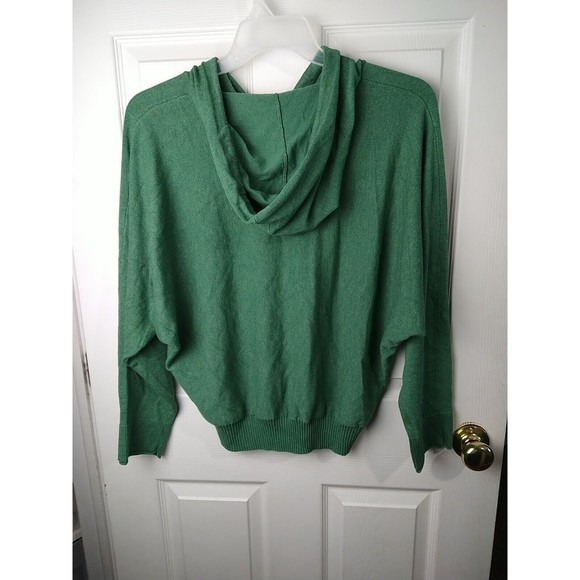 Cyrus Long Sleeve Green Hooded Pullover Sweater Size XL - Picture 11 of 12